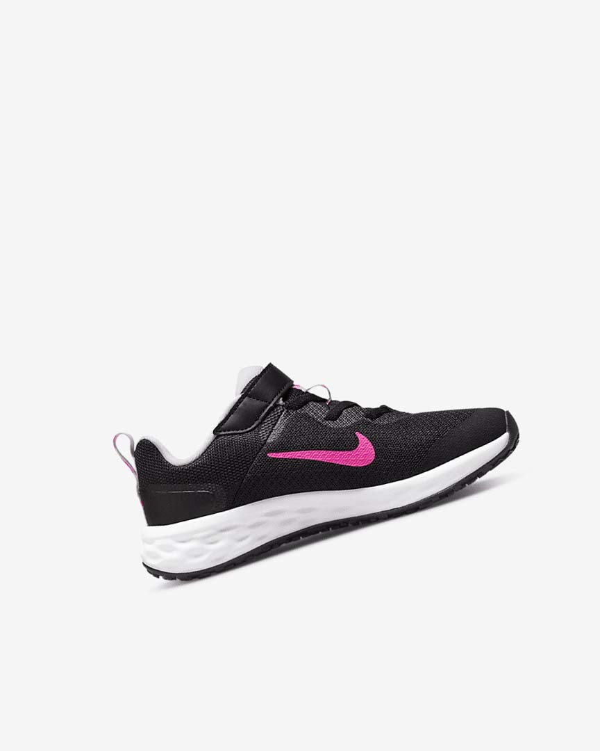 Zapatillas Running Nike Revolution 6 Niña Negras Rosas Rosas | CR2771