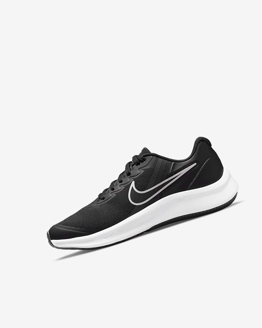 Zapatillas Running Nike Star Runner 3 Niña Negras Gris Oscuro Gris Oscuro | CR1107