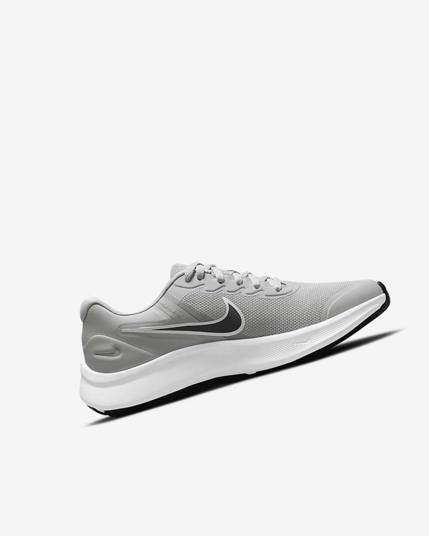 Zapatillas Running Nike Star Runner 3 Niño Gris Claro Gris Negras | CR1149