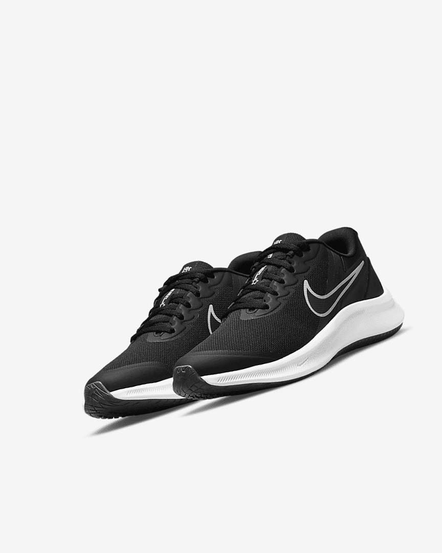 Zapatillas Running Nike Star Runner 3 Niño Negras Gris Oscuro Gris Oscuro | CR2837