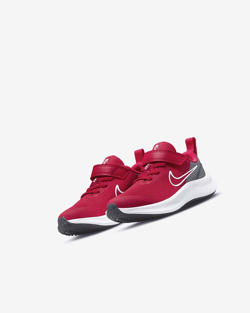 Zapatillas Running Nike Star Runner 3 Niña Rojas Gris Rojas | CR5254