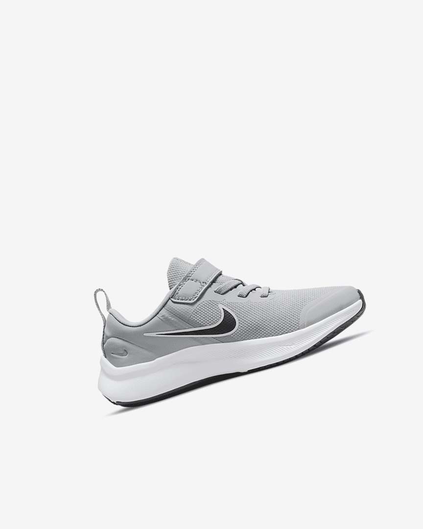 Zapatillas Running Nike Star Runner 3 Niña Gris Claro Gris Negras | CR5388