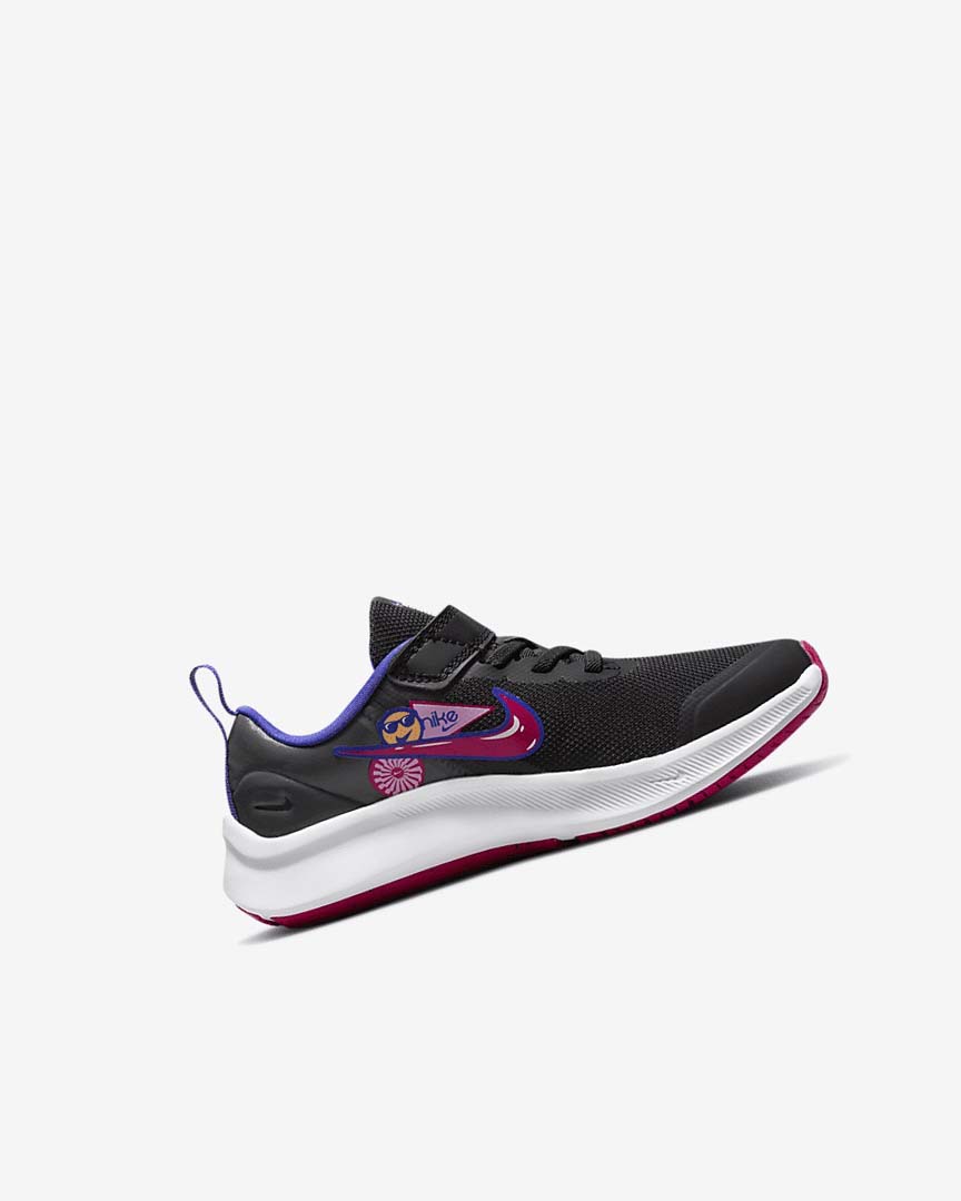 Zapatillas Running Nike Star Runner 3 SE Niña Negras Rosas | CR4646