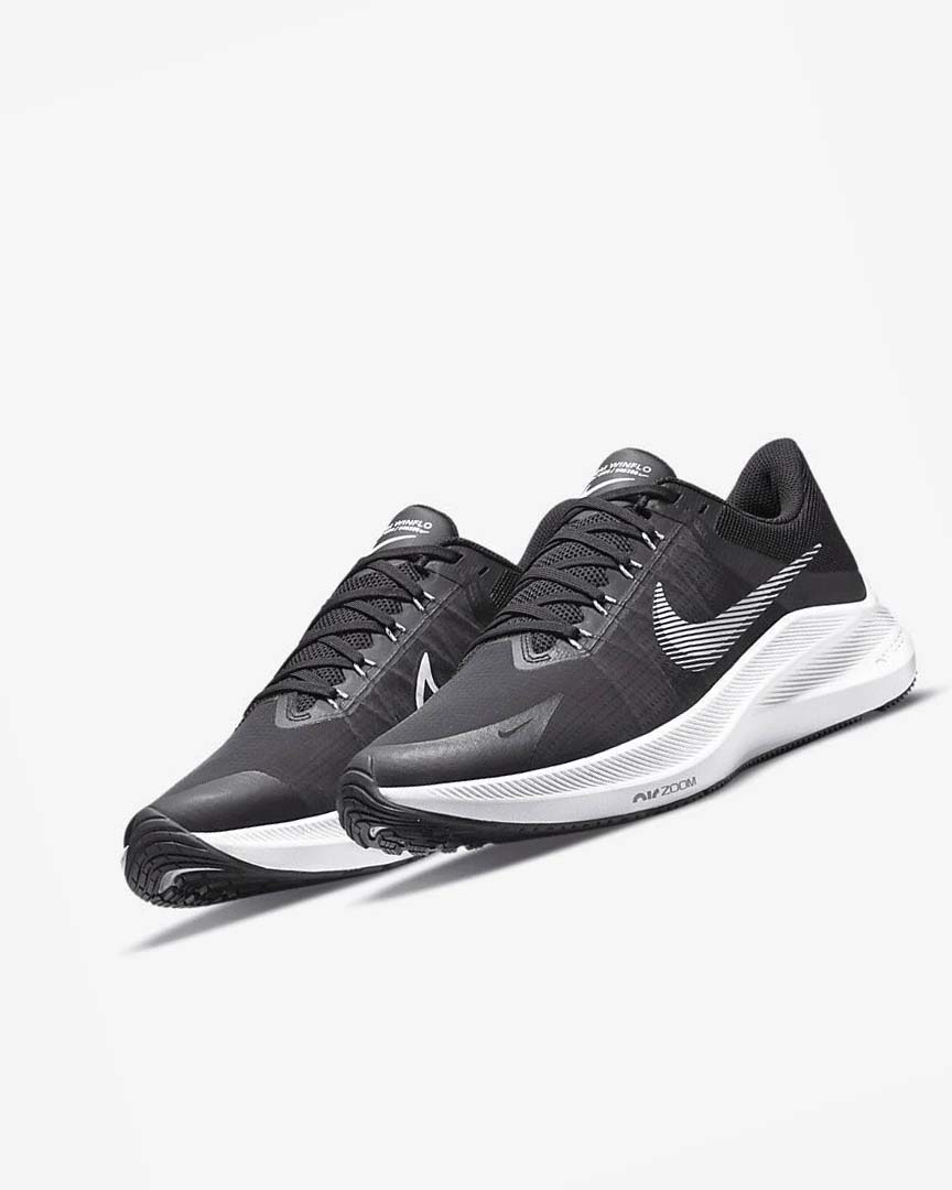 Zapatillas Running Nike Winflo 8 Hombre Negras Blancas | CR5133