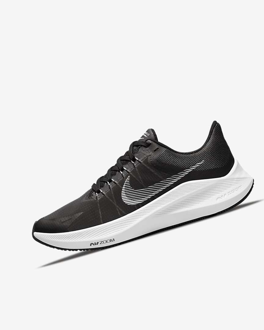 Zapatillas Running Nike Winflo 8 Mujer Negras Gris Oscuro Gris Claro Blancas | CR5290