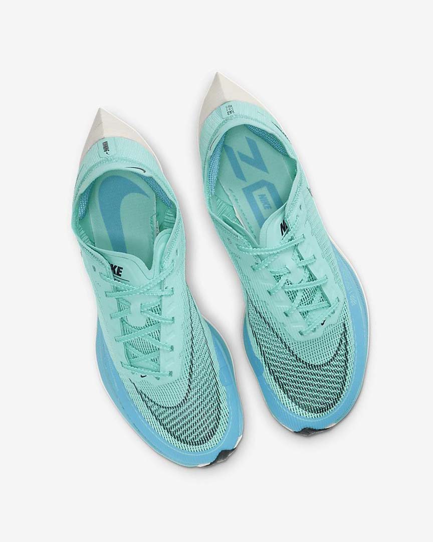 Zapatillas Running Nike ZoomX Vaporfly Next% 2 Mujer Verde Azules Blancas Negras | CR2416