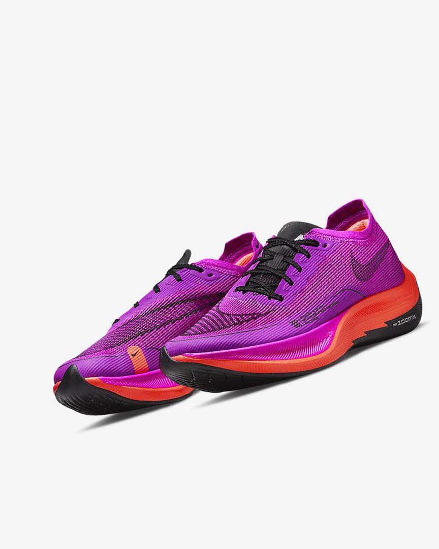 Zapatillas Running Nike ZoomX Vaporfly Next% 2 Mujer Moradas Rojas Gris Negras | CR2524