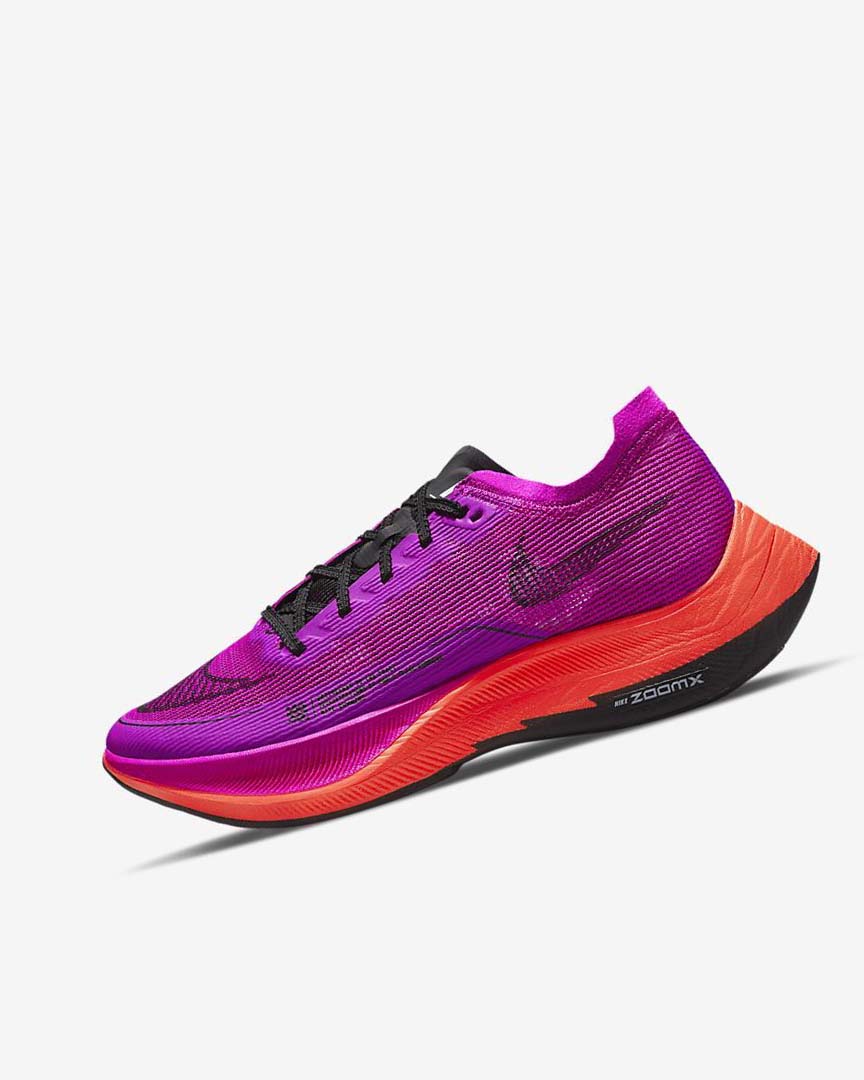 Zapatillas Running Nike ZoomX Vaporfly Next% 2 Mujer Moradas Rojas Gris Negras | CR2524