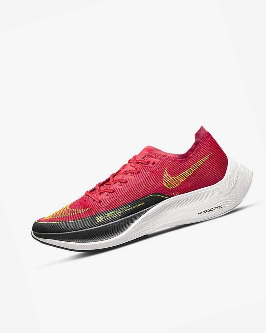 Zapatillas Running Nike ZoomX Vaporfly Next% 2 Hombre Rojas Gris Oscuro Blancas | CR2617