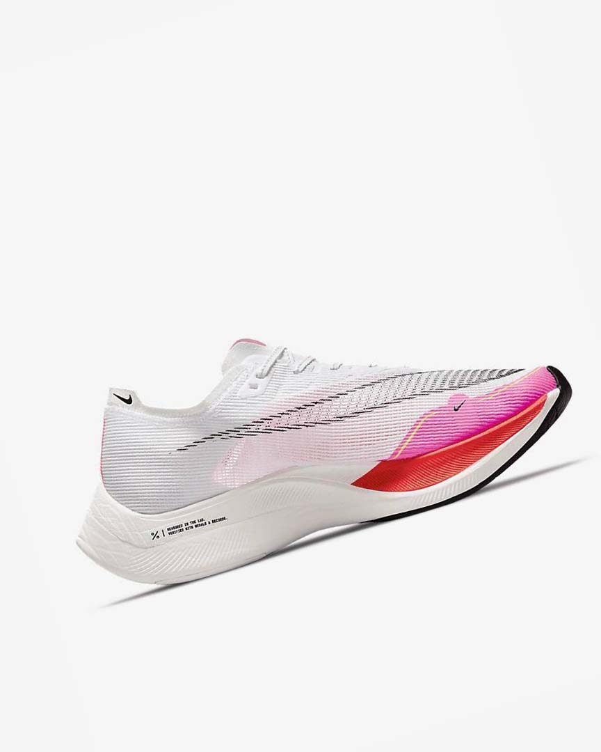 Zapatillas Running Nike ZoomX Vaporfly Next% 2 Hombre Blancas Rosas Negras | CR3081