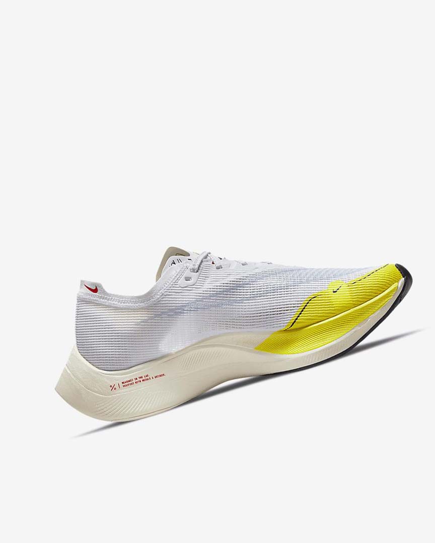 Zapatillas Running Nike ZoomX Vaporfly Next% 2 Mujer Blancas Amarillo Azules | CR5239