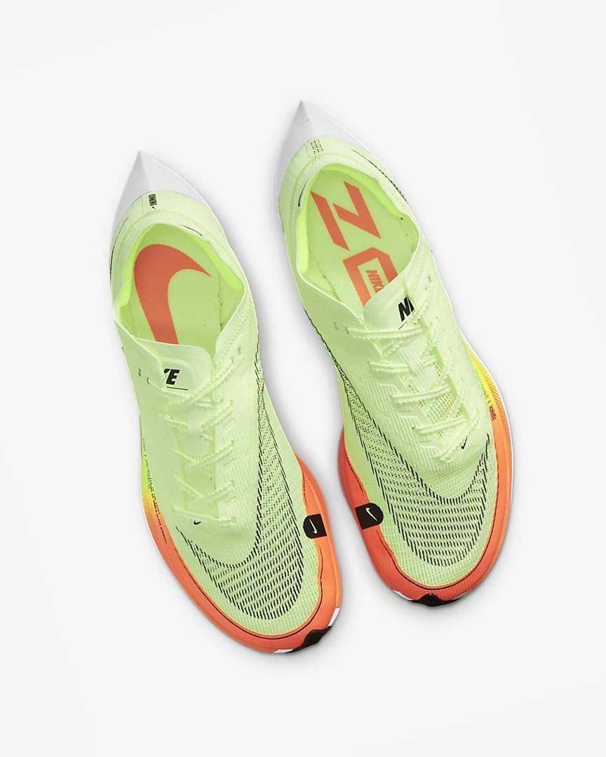 Zapatillas Running Nike ZoomX Vaporfly Next% 2 Hombre Naranjas Verde | CR5346