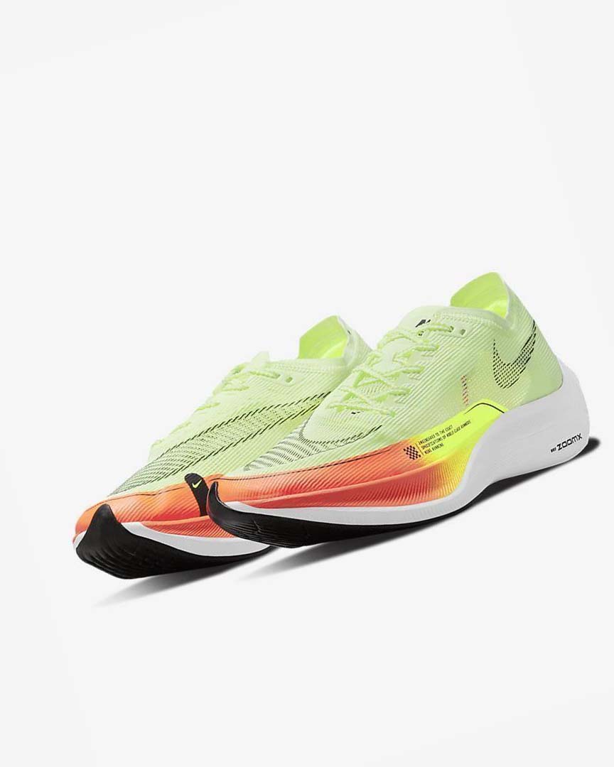 Zapatillas Running Nike ZoomX Vaporfly Next% 2 Hombre Naranjas Verde | CR5346