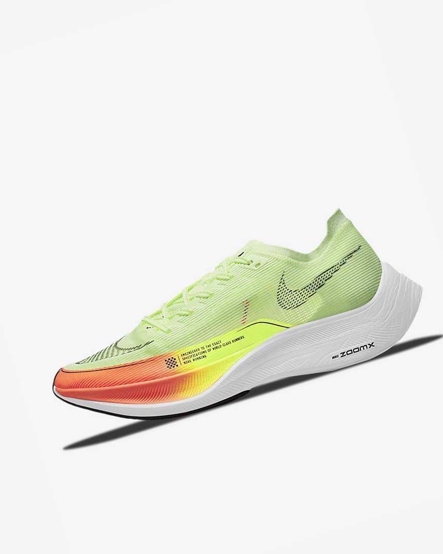 Zapatillas Running Nike ZoomX Vaporfly Next% 2 Hombre Naranjas Verde | CR5346