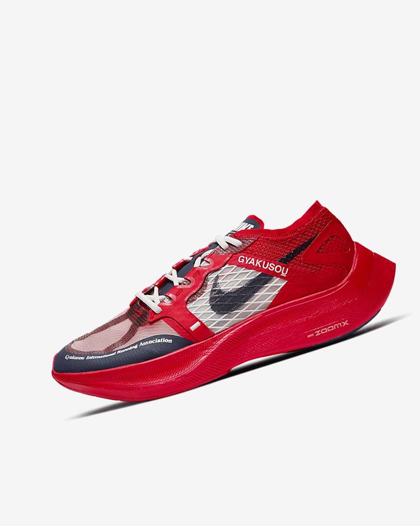 Zapatillas Running Nike ZoomX Vaporfly Next% x Gyakusou Mujer Rojas Azules | CR5572