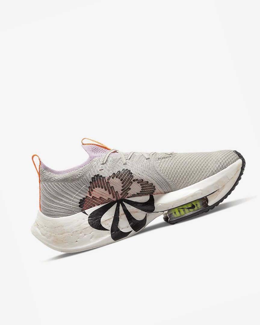 Zapatillas Running Nike Zoom Alphafly Next Nature Hombre Gris Rosas Blancas | CR5156