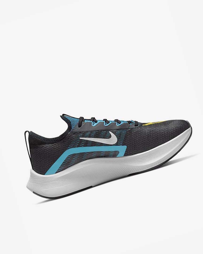 Zapatillas Running Nike Zoom Fly 4 Hombre Negras Azules Blancas | CR2432