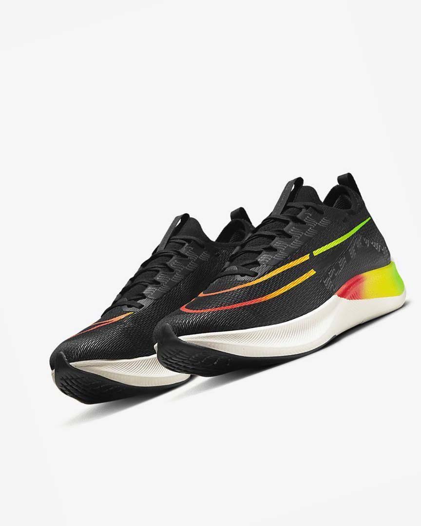 Zapatillas Running Nike Zoom Fly 4 Hombre Negras Multicolor | CR4634