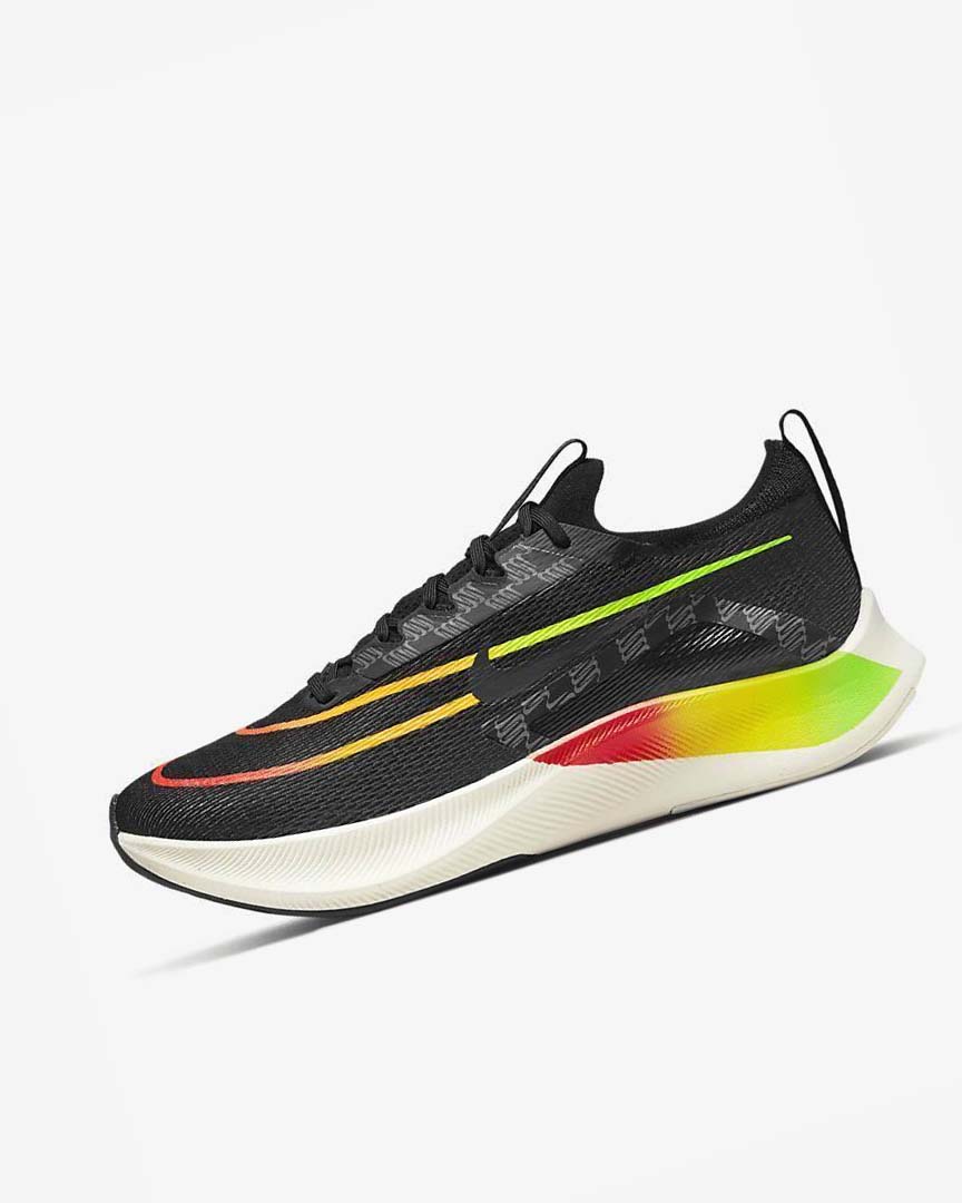 Zapatillas Running Nike Zoom Fly 4 Hombre Negras Multicolor | CR4634