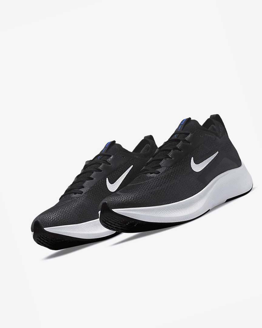 Zapatillas Running Nike Zoom Fly 4 Hombre Negras Blancas | CR4870