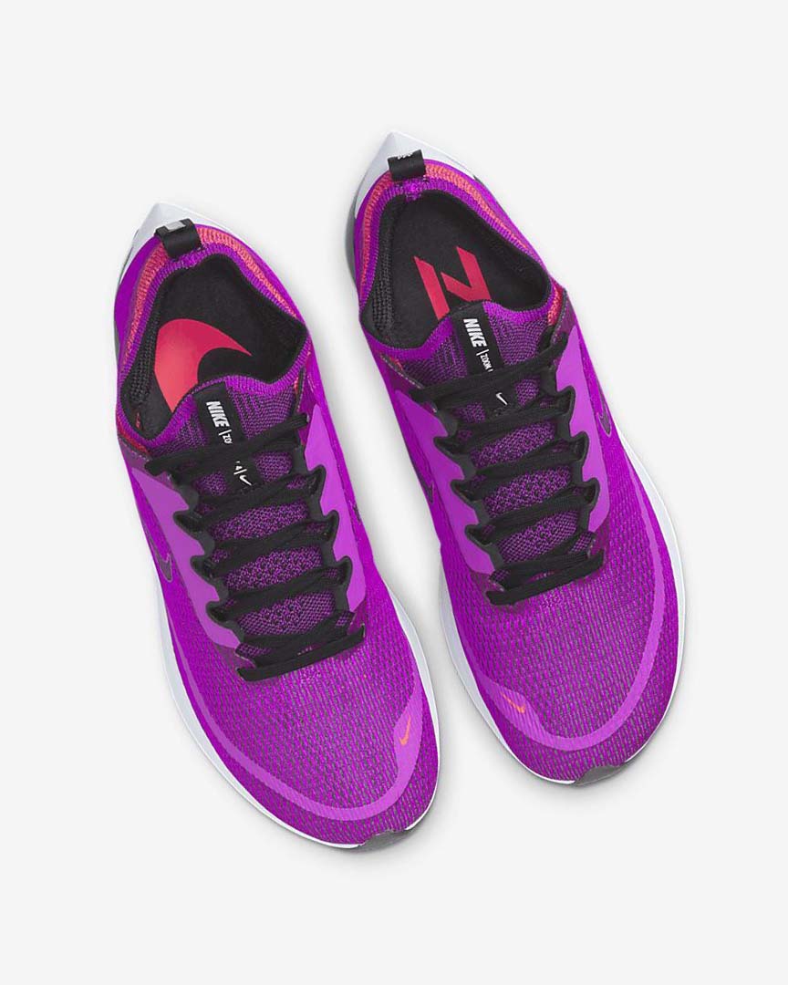 Zapatillas Running Nike Zoom Fly 4 Mujer Moradas Rojas Gris Negras | CR3014