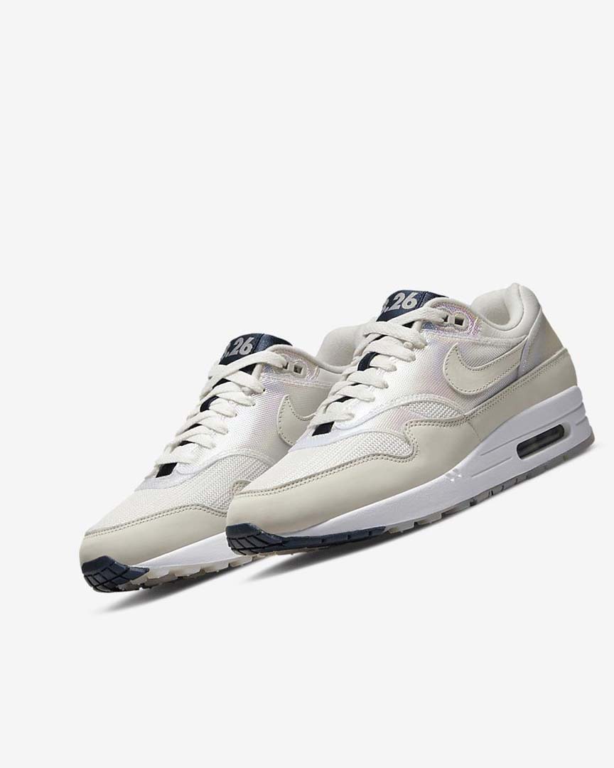 Zapatos Casuales Nike Air Max 1 Air Max Day Mujer Blancas Gris Claro Azul Marino Beige Claro | CR3195