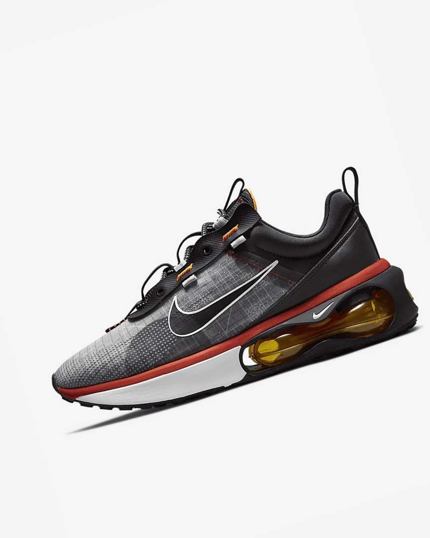 Zapatos Casuales Nike Air Max 2021 Hombre Negras Rojas Blancas | CR1194