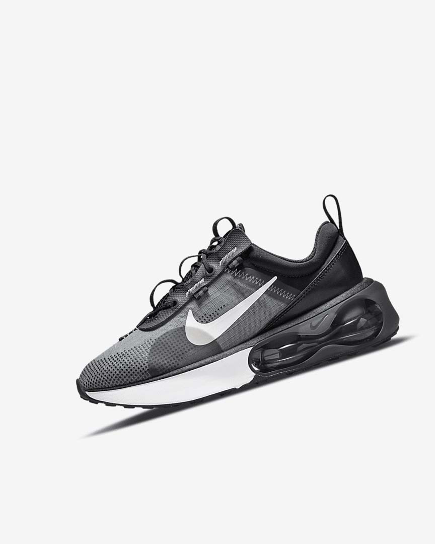 Zapatos Casuales Nike Air Max 2021 Niña Negras Gris Blancas | CR2698