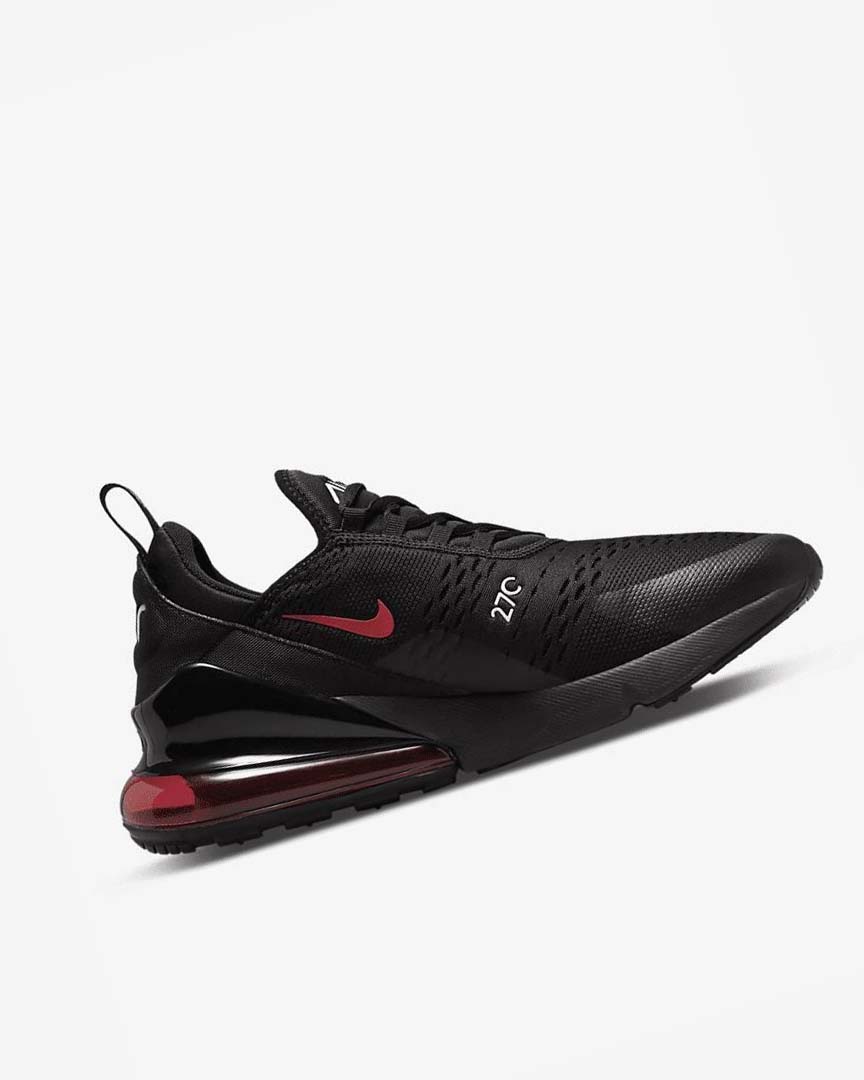 Zapatos Casuales Nike Air Max 270 Hombre Negras Blancas Rojas | CR2667