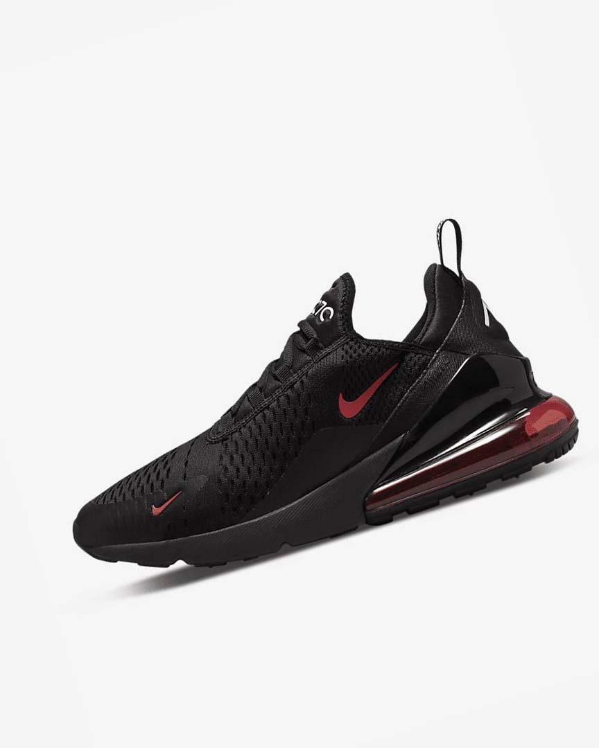 Zapatos Casuales Nike Air Max 270 Hombre Negras Blancas Rojas | CR2667