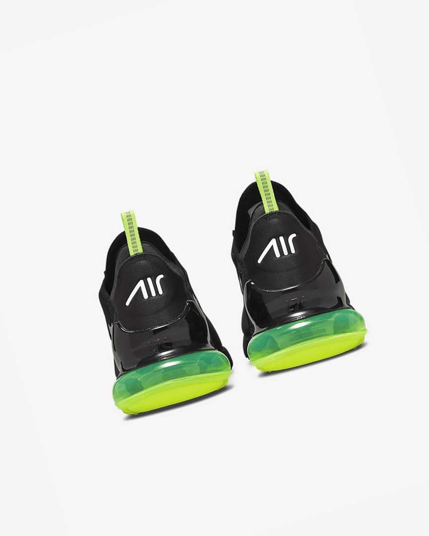 Zapatos Casuales Nike Air Max 270 Hombre Negras Plateadas Blancas | CR2910