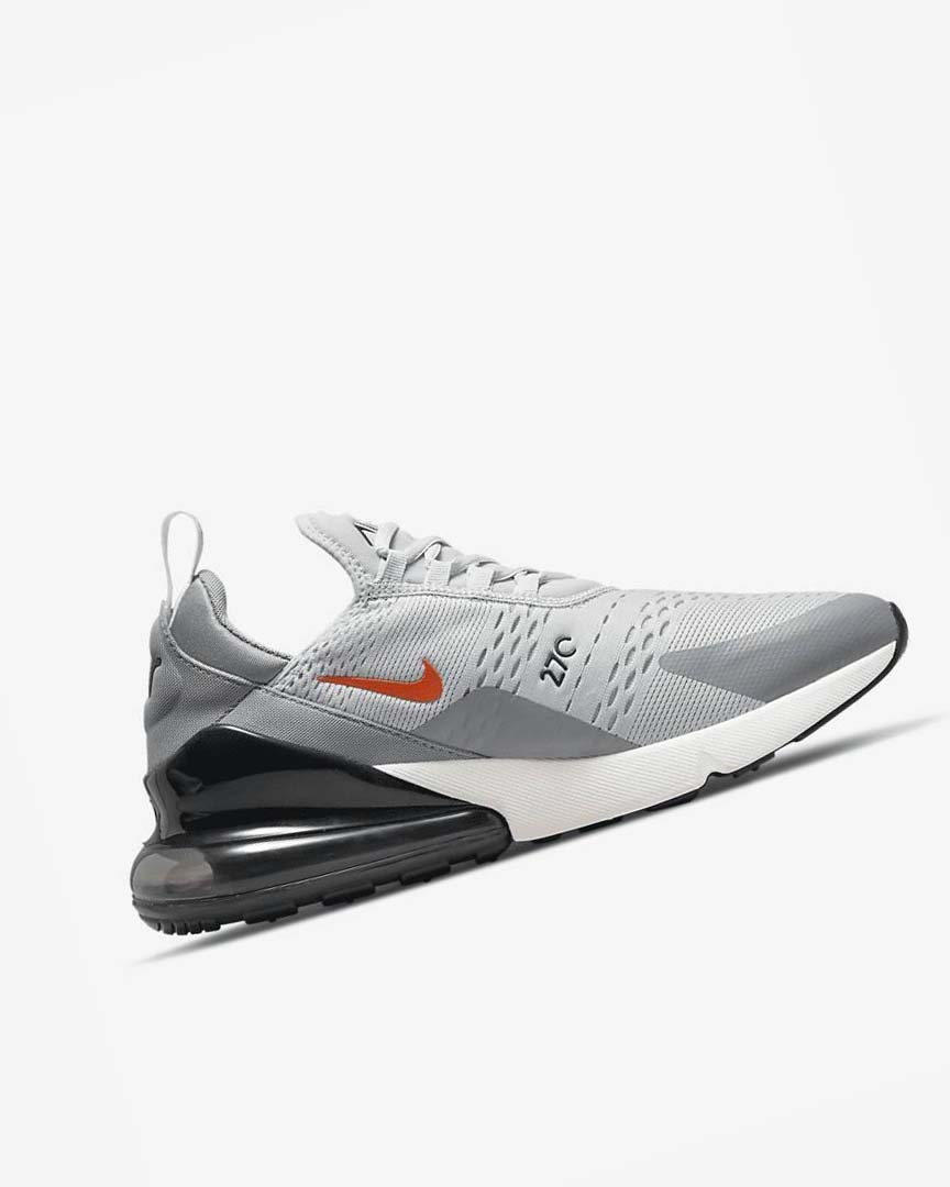 Zapatos Casuales Nike Air Max 270 Hombre Gris Gris Naranjas | CR3040