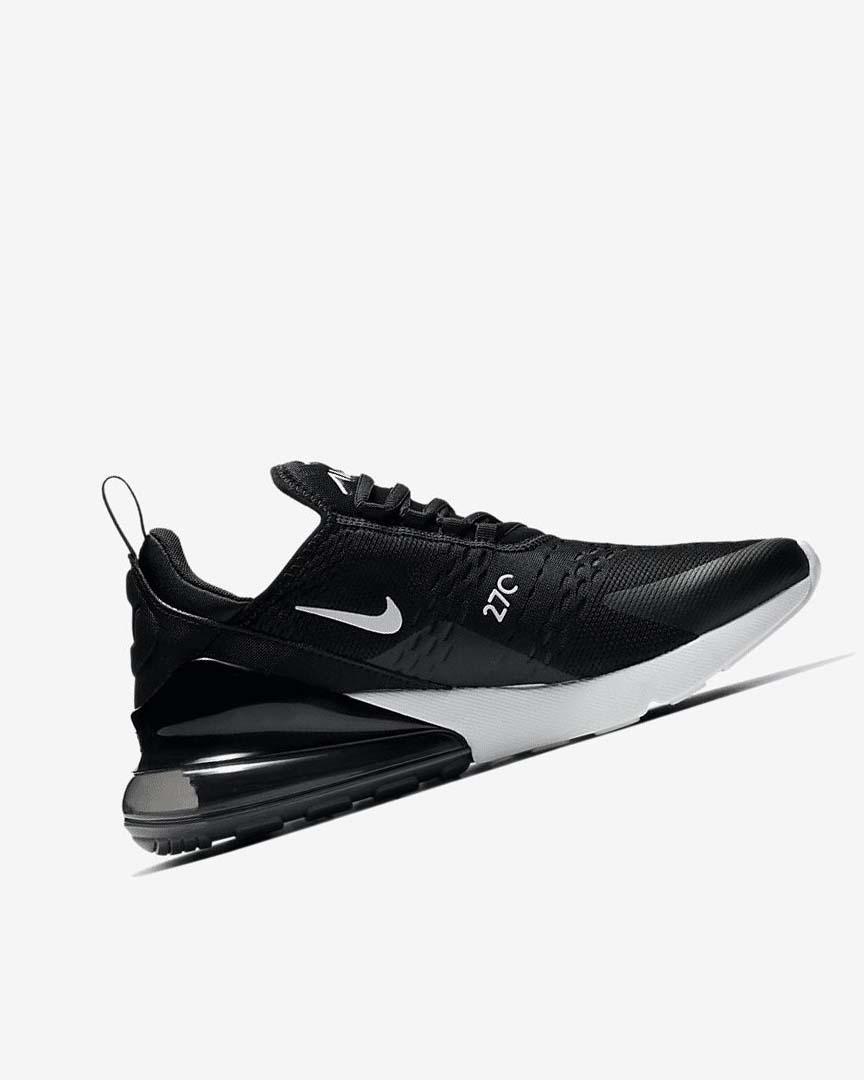 Zapatos Casuales Nike Air Max 270 Mujer Negras Blancas Gris Oscuro | CR3180