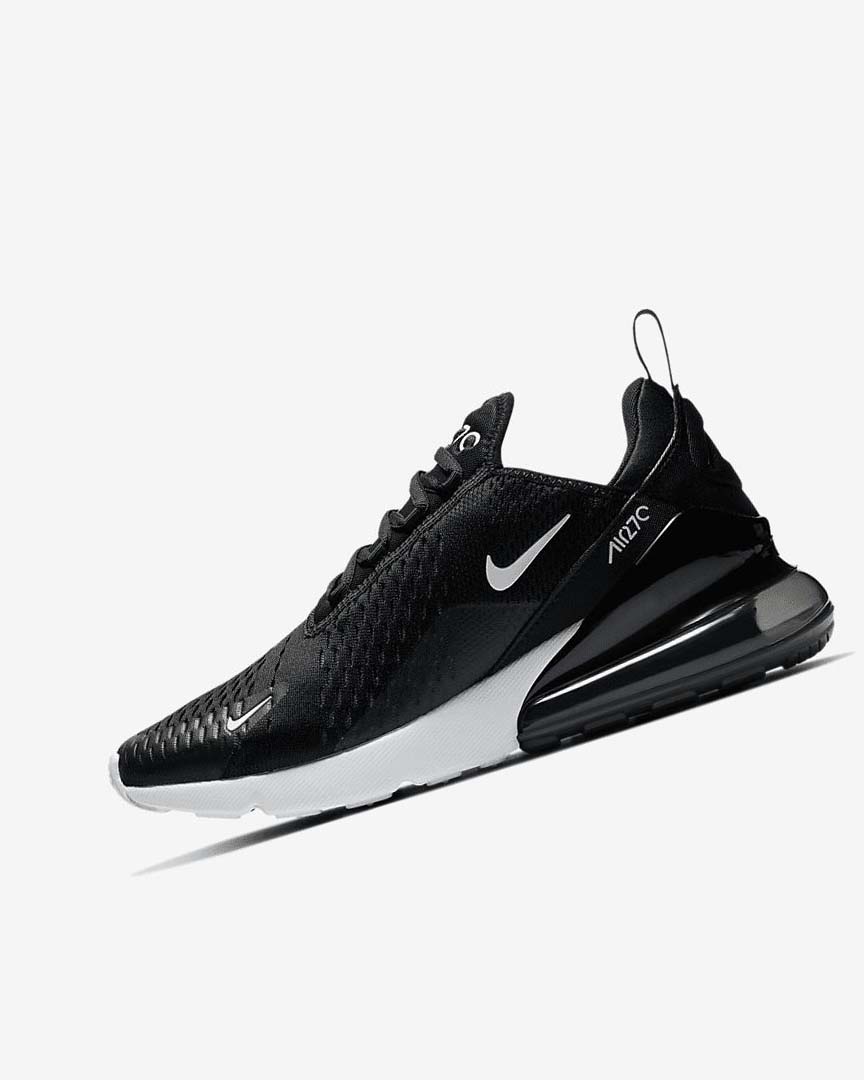 Zapatos Casuales Nike Air Max 270 Mujer Negras Blancas Gris Oscuro | CR3180