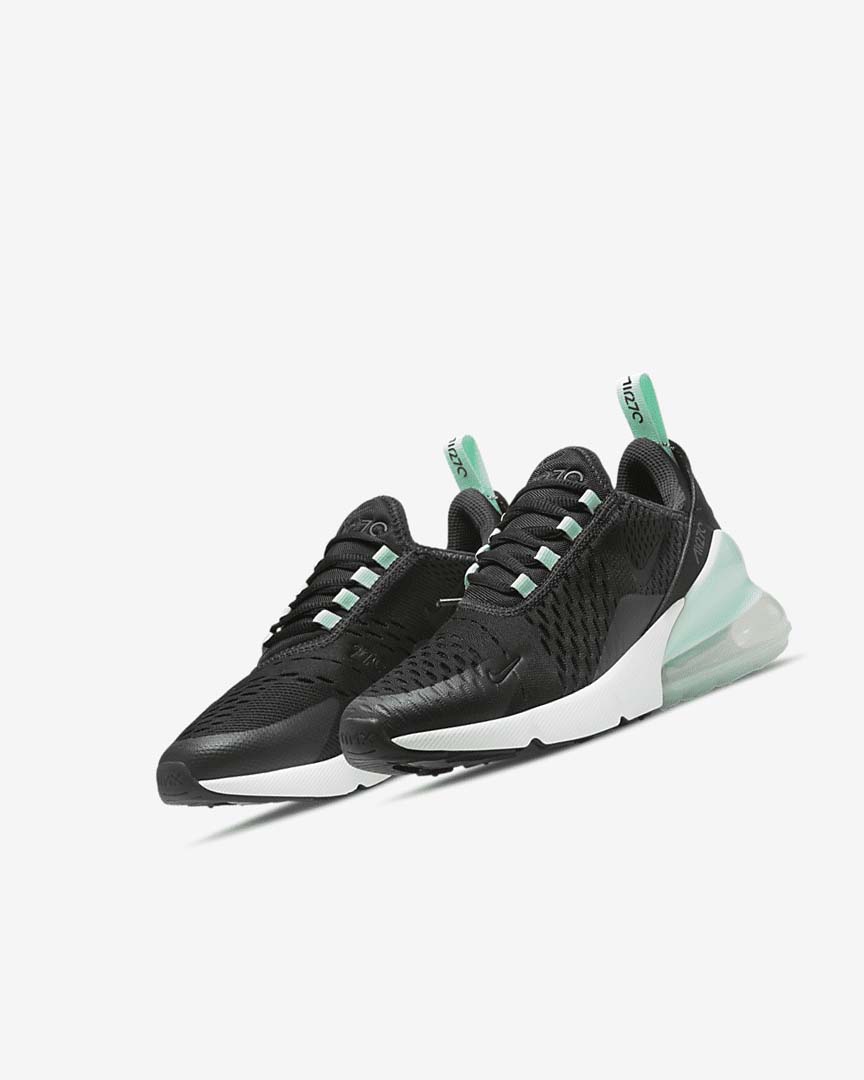 Zapatos Casuales Nike Air Max 270 Niña Blancas Verde Menta Negras | CR5567