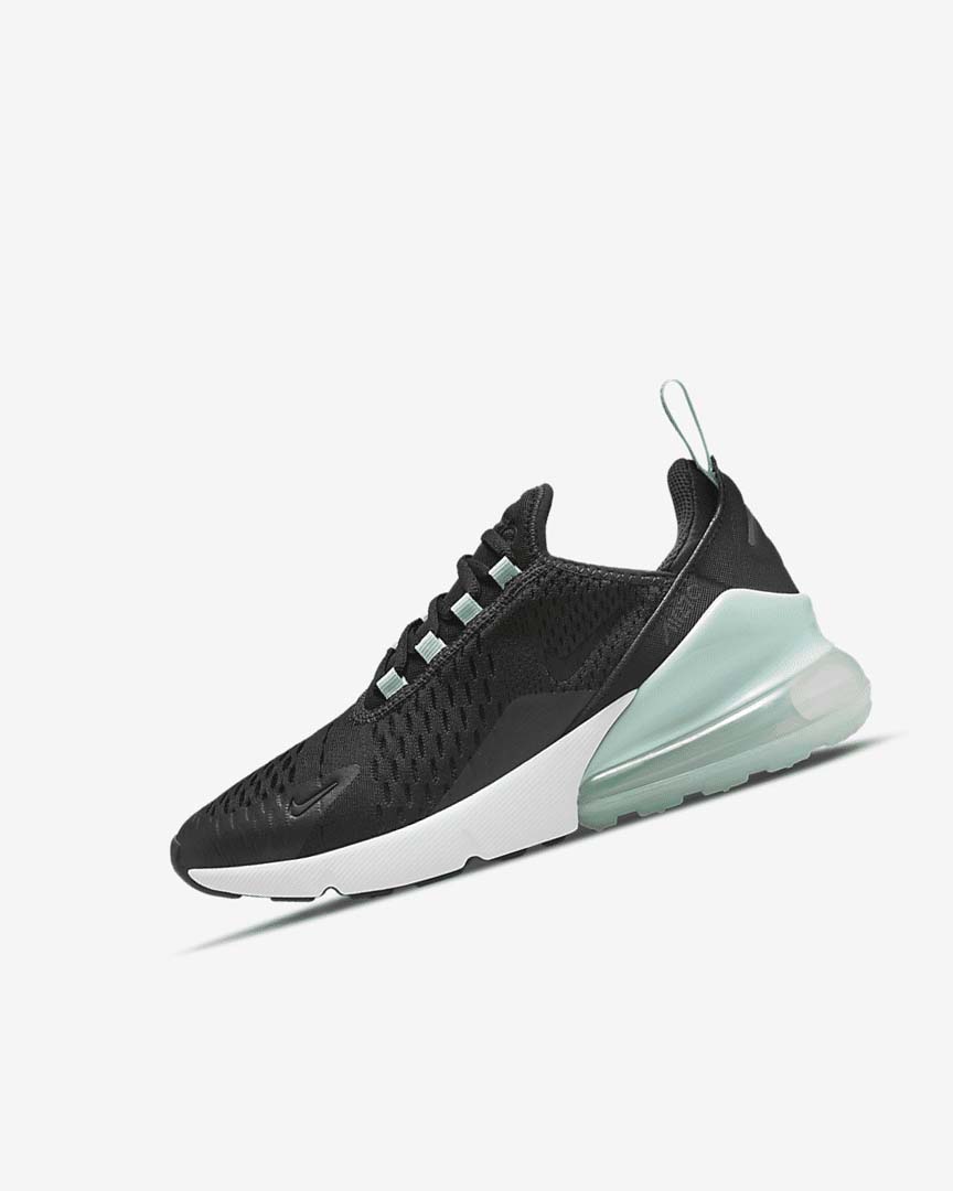 Zapatos Casuales Nike Air Max 270 Niña Blancas Verde Menta Negras | CR5567