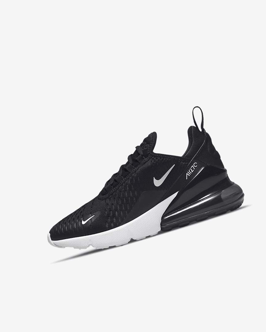 Zapatos Casuales Nike Air Max 270 Niña Negras Gris Oscuro Blancas | CR5066