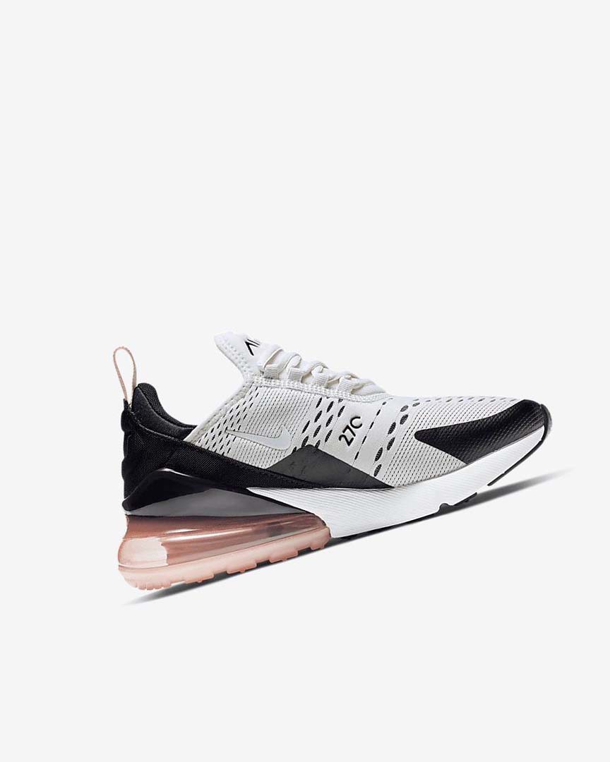 Zapatos Casuales Nike Air Max 270 Niña Plateadas Negras Coral Blancas | CR1101