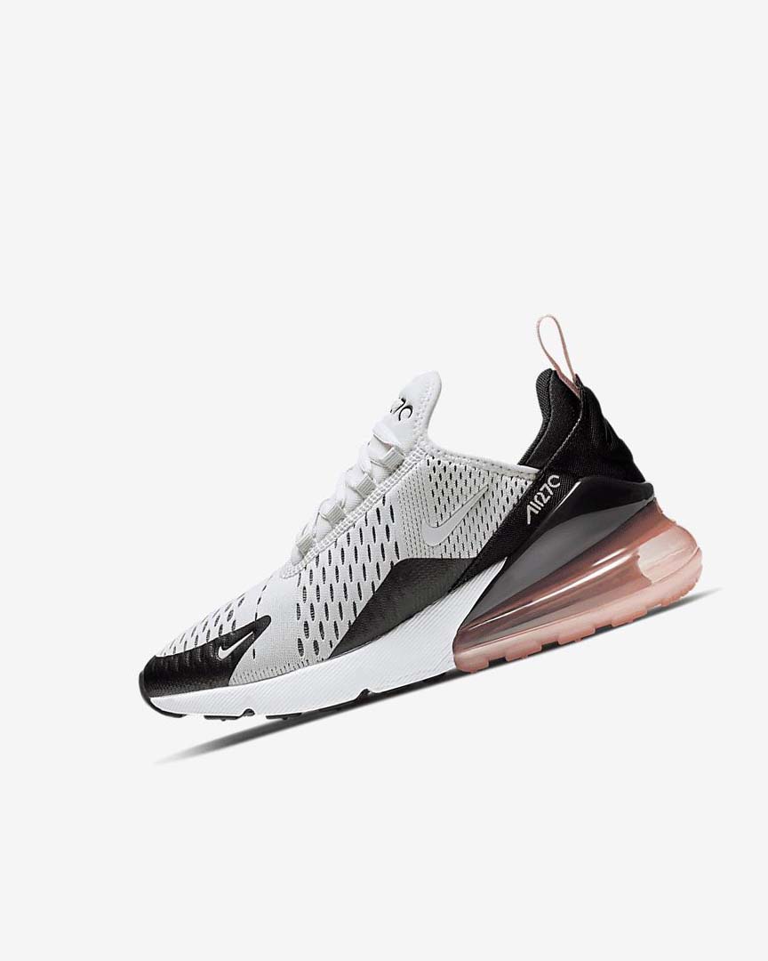 Zapatos Casuales Nike Air Max 270 Niña Plateadas Negras Coral Blancas | CR1101