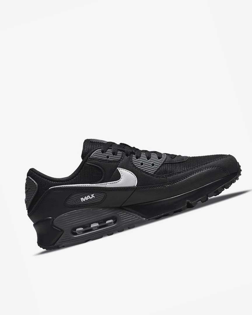 Zapatos Casuales Nike Air Max 90 Hombre Negras Gris Blancas | CR5397