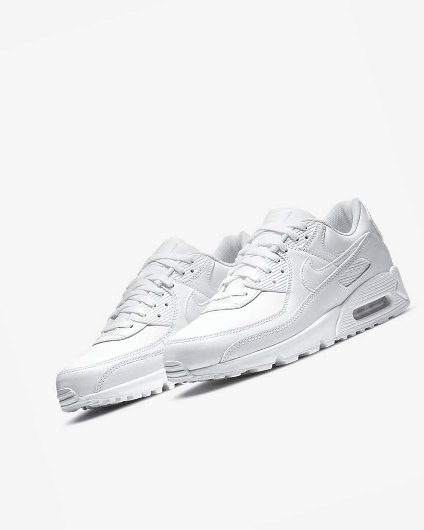 Zapatos Casuales Nike Air Max 90 LTR Hombre Blancas | CR4871