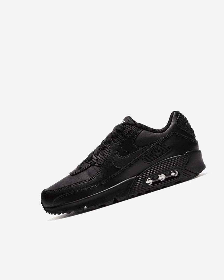 Zapatos Casuales Nike Air Max 90 LTR Niño Negras Negras Blancas Negras | CR2515