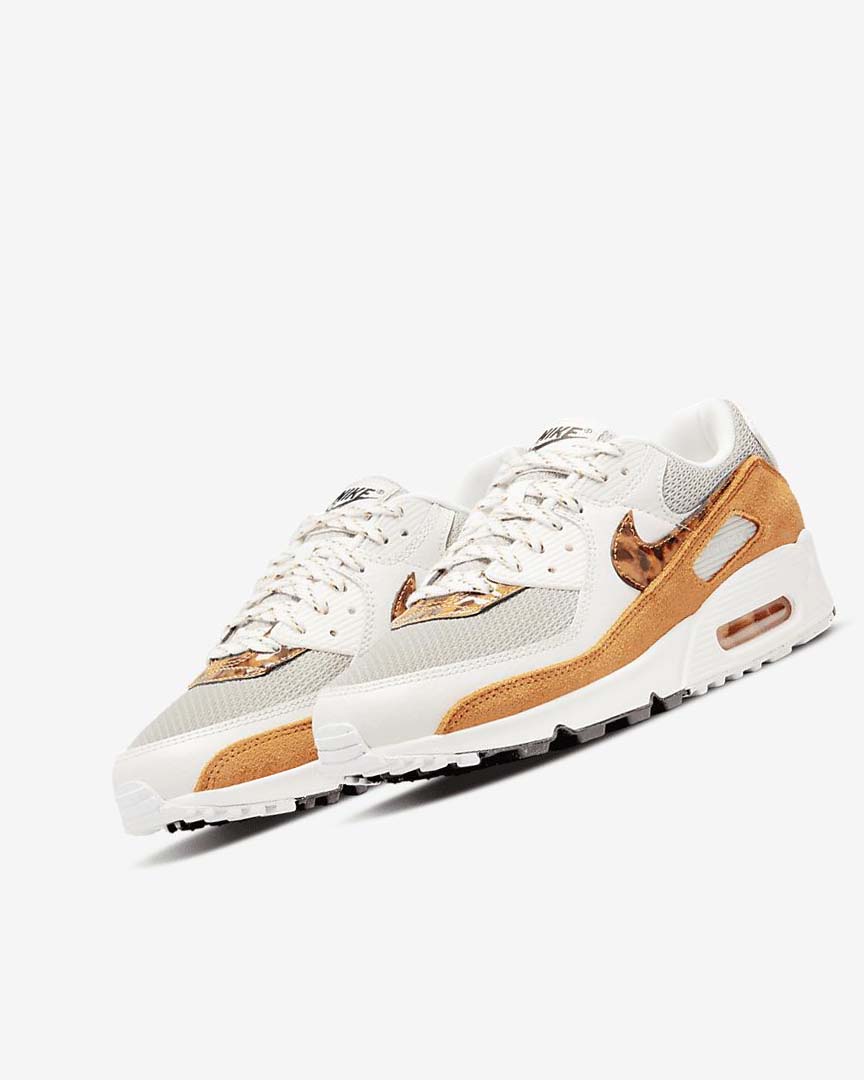 Zapatos Casuales Nike Air Max 90 Mujer Marrones Beige Claro Amarillo Oscuro | CR4925