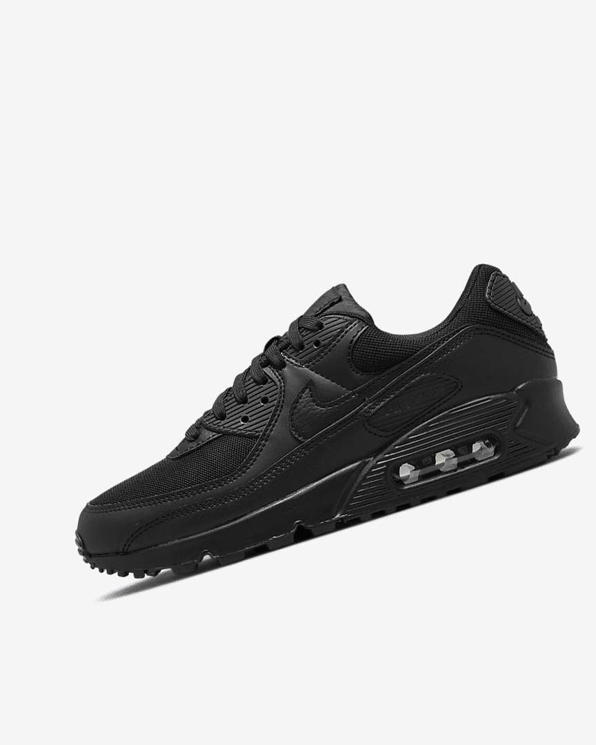 Zapatos Casuales Nike Air Max 90 Mujer Negras Negras Negras Negras | CR4597