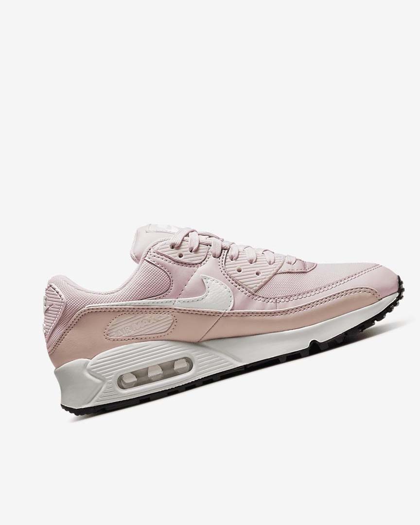 Zapatos Casuales Nike Air Max 90 Mujer Rosas Rosas Negras Blancas | CR2596