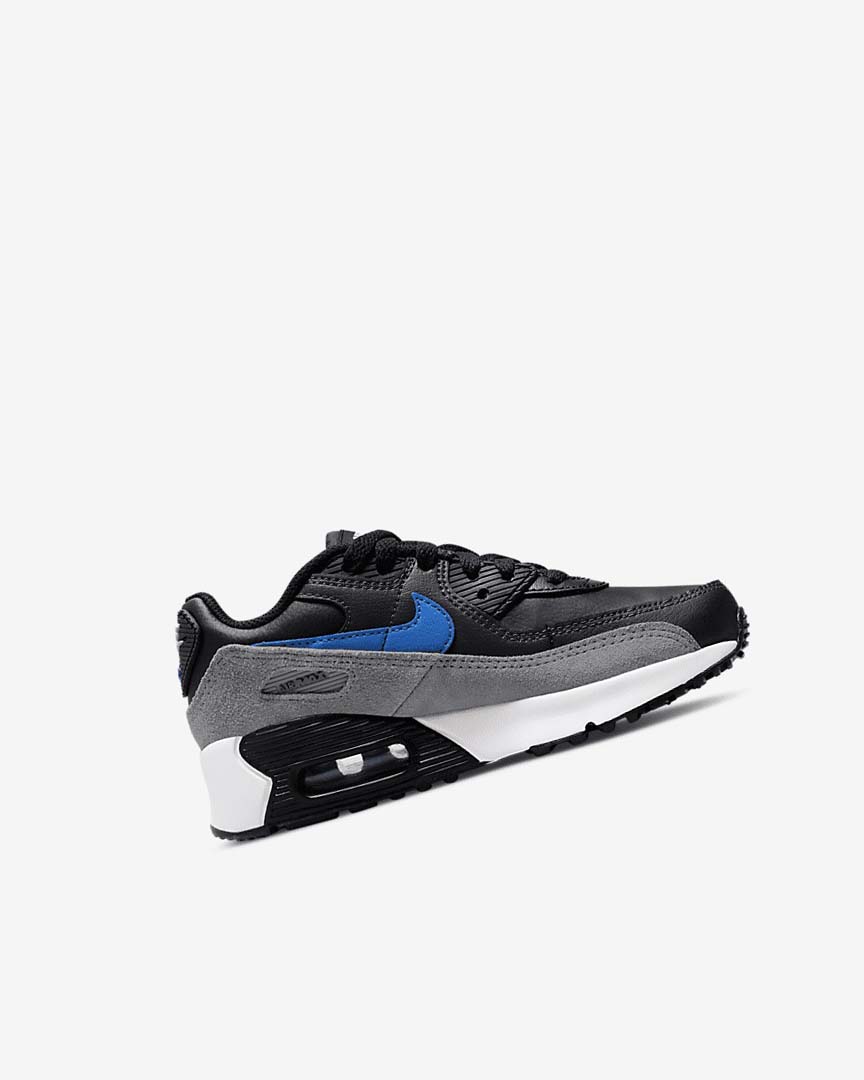 Zapatos Casuales Nike Air Max 90 Niña Negras Gris Gris Oscuro Azules | CR4878