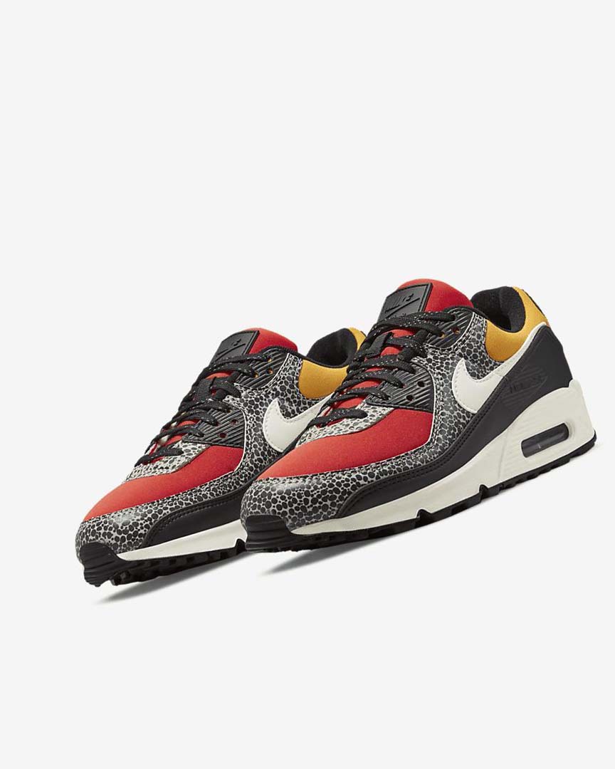 Zapatos Casuales Nike Air Max 90 SE Mujer Negras Rojas | CR2675