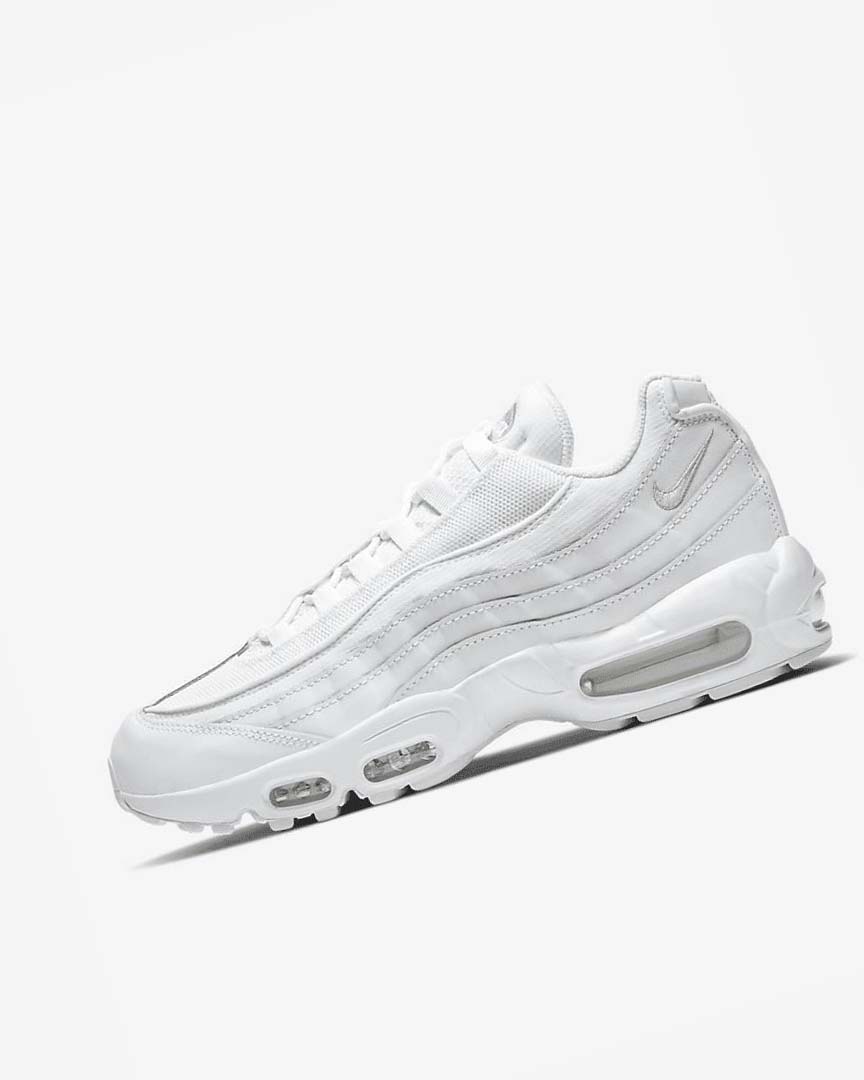 Zapatos Casuales Nike Air Max 95 Essential Hombre Blancas Gris Blancas | CR2786