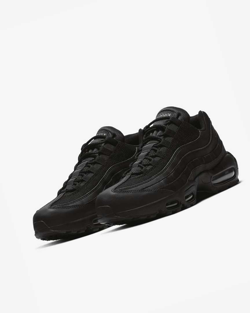 Zapatos Casuales Nike Air Max 95 Essential Hombre Negras Gris Oscuro Negras | CR4525