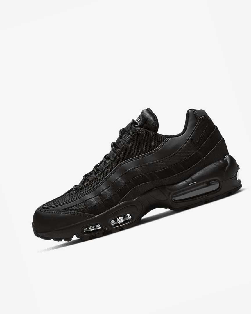 Zapatos Casuales Nike Air Max 95 Essential Hombre Negras Gris Oscuro Negras | CR4525